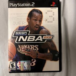NBA 2K2 PlayStation 2 PS2 Sega Sports Allen Iverson SLUS-20330 CIB Complete